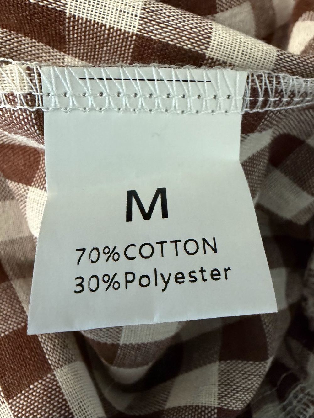 Brown Gingham Wide Leg Palazzo Culottes - Picture 9 of 9